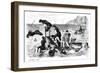 A Different Thing, 1877-George Du Maurier-Framed Giclee Print