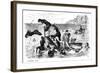 A Different Thing, 1877-George Du Maurier-Framed Giclee Print