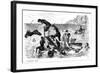 A Different Thing, 1877-George Du Maurier-Framed Giclee Print