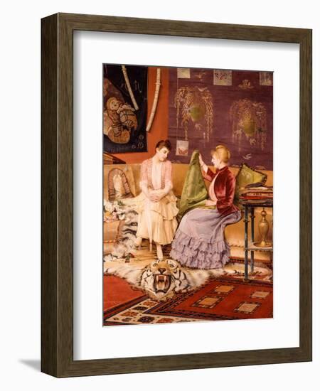 A Difficult Decision-Georges Croegaert-Framed Giclee Print