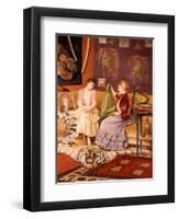 A Difficult Decision-Georges Croegaert-Framed Giclee Print