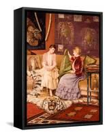 A Difficult Decision-Georges Croegaert-Framed Stretched Canvas