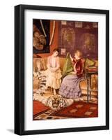 A Difficult Decision-Georges Croegaert-Framed Giclee Print