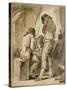 A Difficult Move, C. 1781-Nicolas-bernard Lepicie-Stretched Canvas