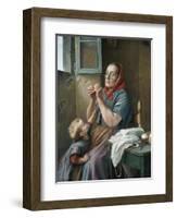 A Difficult Task-Aurelio Zingoni-Framed Giclee Print