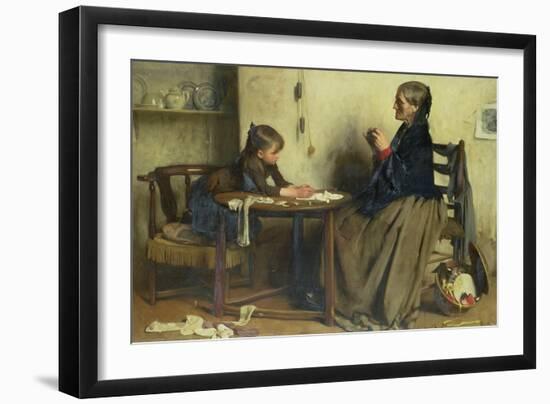 A Difficulty-Arthur Hacker-Framed Giclee Print