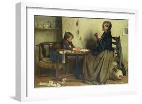 A Difficulty-Arthur Hacker-Framed Giclee Print