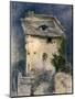 A Dilapidated Cottage, 19th Century-John Ruskin-Mounted Giclee Print