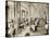 A Dining Room at the Robert Treat Hotel, Newark, New Jersey, 1916-Byron Company-Stretched Canvas