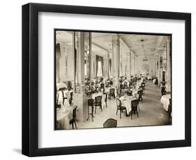 A Dining Room at the Robert Treat Hotel, Newark, New Jersey, 1916-Byron Company-Framed Giclee Print