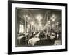 A Dining Room at the Robert Treat Hotel, Newark, New Jersey, 1916-Byron Company-Framed Giclee Print