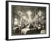 A Dining Room at the Robert Treat Hotel, Newark, New Jersey, 1916-Byron Company-Framed Giclee Print