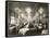 A Dining Room at the Robert Treat Hotel, Newark, New Jersey, 1916-Byron Company-Framed Stretched Canvas