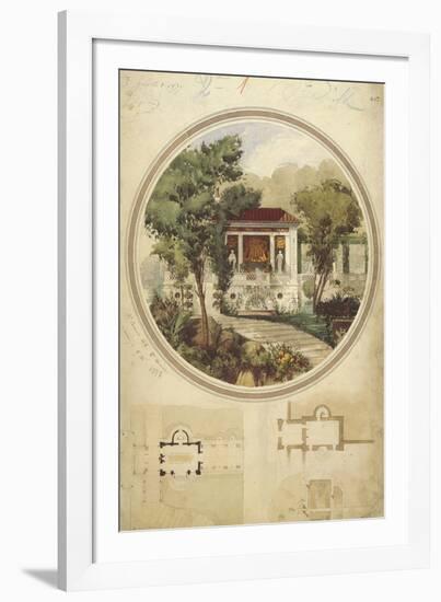 A Dining Room in Summer-Adrien Chancel-Framed Giclee Print