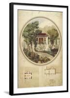 A Dining Room in Summer-Adrien Chancel-Framed Giclee Print