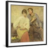 A Dinner of Herbs-George William Joy-Framed Premium Giclee Print