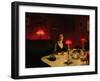 A Dinner Table at Night, 1884-John Singer Sargent-Framed Giclee Print