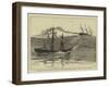 A Disaster at Sea, the Ss Palmyra Towing the Derelict Barque Norton Towards Falmouth-null-Framed Giclee Print