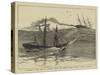 A Disaster at Sea, the Ss Palmyra Towing the Derelict Barque Norton Towards Falmouth-null-Stretched Canvas