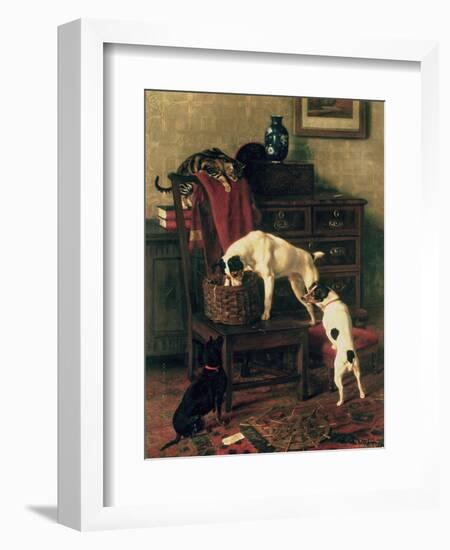 A Discreet Inquiry: Don't Disturb Me at the Royal Academy, 1896-Rupert Arthur Dent-Framed Giclee Print