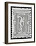 A Discus Thrower. Greece 1896 Olympic Games 10 Lepta, Unused-null-Framed Giclee Print