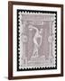 A Discus Thrower. Greece 1896 Olympic Games 5 Lepta Unused - Philatelic Collections,-null-Framed Giclee Print