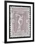 A Discus Thrower. Greece 1896 Olympic Games 5 Lepta Unused - Philatelic Collections,-null-Framed Giclee Print