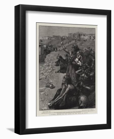 A Dismal Chorus on the Banks of the Nile at Luxor-Sydney Prior Hall-Framed Premium Giclee Print