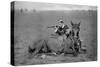 A Dismounted Lancer at a Skirmishing Display, 1896-Gregory & Co-Stretched Canvas