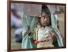 A Displaced Tamil Child Hangs to Her Father's Sarong-Gemunu Amarasinghe-Framed Photographic Print