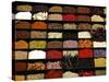 A Display of Spices Lends Color to a Section of Fancy Food Show, July 11, 2006, in New York City-Seth Wenig-Stretched Canvas