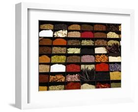 A Display of Spices Lends Color to a Section of Fancy Food Show, July 11, 2006, in New York City-Seth Wenig-Framed Photographic Print