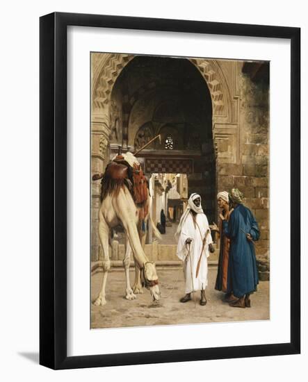 A Dispute Among Arabs; Dispute D'Arabes, 1872-Jean Leon Gerome-Framed Giclee Print