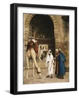 A Dispute Among Arabs-Jean Leon Gerome-Framed Giclee Print