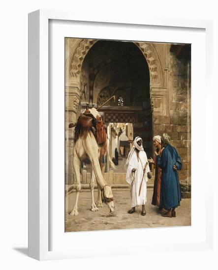 A Dispute Among Arabs-Jean Leon Gerome-Framed Giclee Print