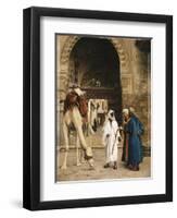 A Dispute Among Arabs-Jean Leon Gerome-Framed Giclee Print