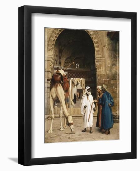 A Dispute Among Arabs-Jean Leon Gerome-Framed Giclee Print