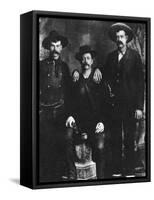 A Disputed Photograph of the Train Robber and Outlaw Sam Bass, C1877-1878-null-Framed Stretched Canvas