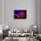 A Distant Alien Star System-null-Framed Art Print displayed on a wall