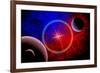 A Distant Alien Star System-null-Framed Art Print