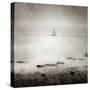 A Distant Sailing Boat on the Sea-Luis Beltran-Stretched Canvas