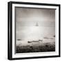 A Distant Sailing Boat on the Sea-Luis Beltran-Framed Photographic Print