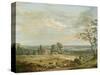 A Distant View of Maidstone, from Lower Bell Inn, Boxley Hill-Paul Sandby-Stretched Canvas