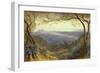 A Distant view of Nice from the Hills, 1876 watercolor-Edward Lear-Framed Giclee Print