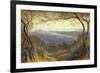 A Distant view of Nice from the Hills, 1876 watercolor-Edward Lear-Framed Giclee Print