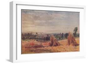 'A Distant View of Oxford', 1910-John Fulleylove-Framed Giclee Print
