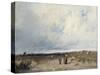 A Distant View of St-Omer-Richard Parkes Bonington-Stretched Canvas