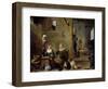 A Distillery with an Elderly Man Buying Gin from a Woman, C. 1640-49-David the Younger Teniers-Framed Giclee Print