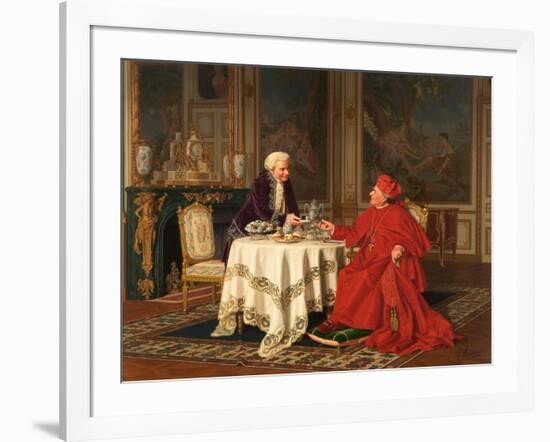 A Distinguished Guest, 1880s-Andrea Landini-Framed Giclee Print