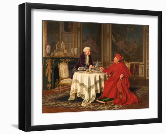 A Distinguished Guest, 1880s-Andrea Landini-Framed Giclee Print